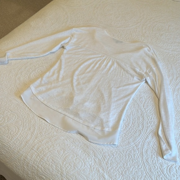 Sanctuary Tunic Pullover Women’s Large White Classic Beachy Coastal Minimalist - Picture 9 of 17